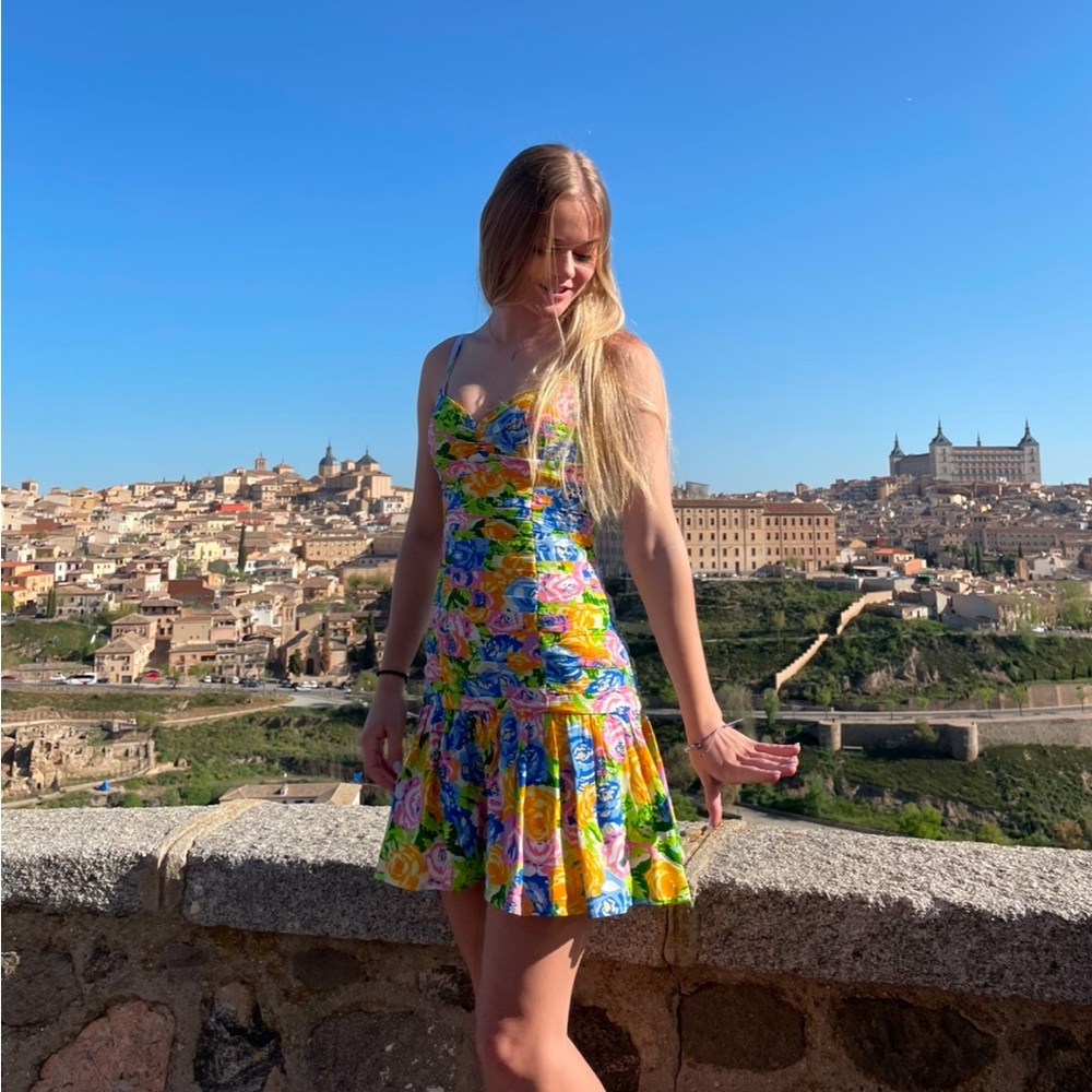 Zara floral spring / summer dress